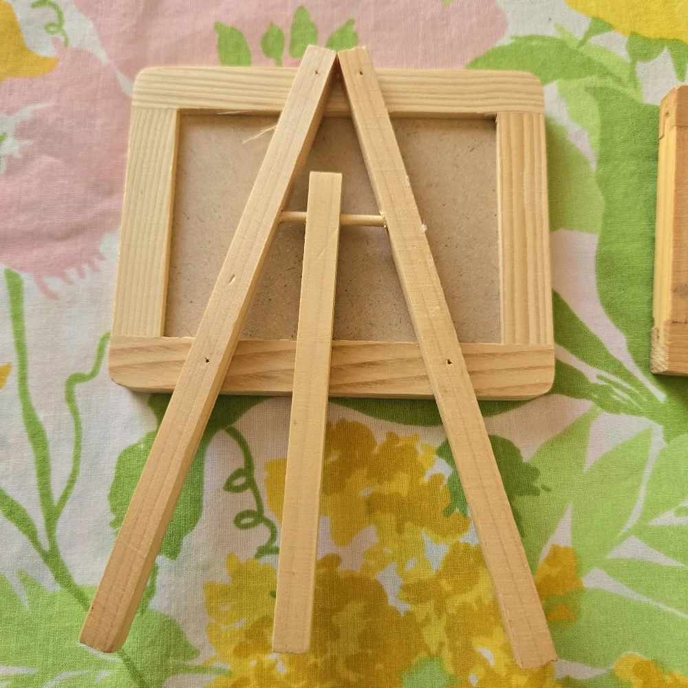Mini Chalkboard And Easel Set Of 2